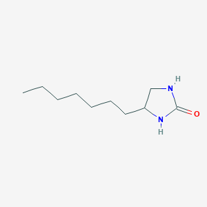 4-Heptylimidazolidin-2-one