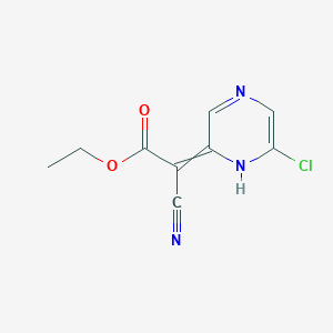 Ethyl (6-chloropyrazin-2(1H)-ylidene)(cyano)acetate