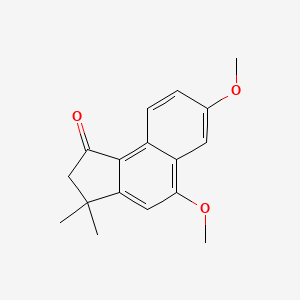 5,7-Dimethoxy-3,3-dimethyl-2,3-dihydro-1H-cyclopenta[a]naphthalen-1-one