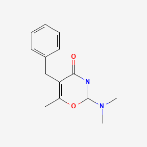 5-Benzyl-2-(dimethylamino)-6-methyl-4H-1,3-oxazin-4-one