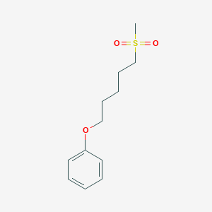 {[5-(Methanesulfonyl)pentyl]oxy}benzene