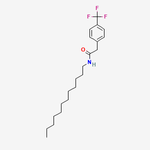 N-Dodecyl-2-[4-(trifluoromethyl)phenyl]acetamide