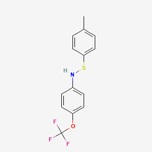 N-[(4-Methylphenyl)sulfanyl]-4-(trifluoromethoxy)aniline