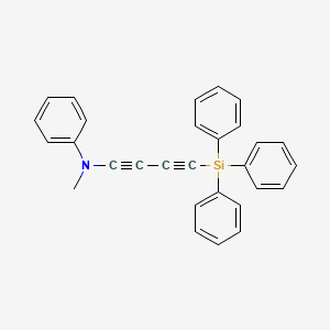 N-Methyl-N-[4-(triphenylsilyl)buta-1,3-diyn-1-yl]aniline