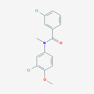 3-Chloro-N-(3-chloro-4-methoxyphenyl)-N-methylbenzamide