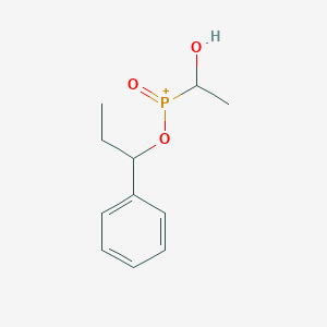 (1-Hydroxyethyl)(oxo)(1-phenylpropoxy)phosphanium