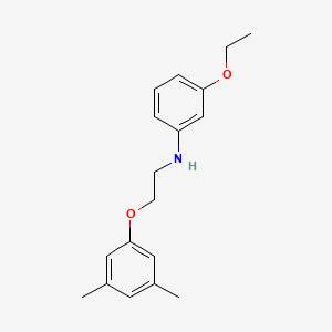 molecular formula C18H23NO2 B1437595 N-[2-(3,5-二甲基苯氧基)乙基]-3-乙氧基苯胺 CAS No. 1040684-96-5