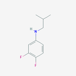 molecular formula C10H13F2N B1437598 3,4-difluoro-N-(2-methylpropyl)aniline CAS No. 1019621-65-8