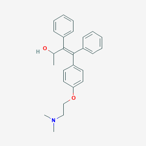 molecular formula C₂₆H₂₉NO₂ B014376 (Z)-β-((4-(2-(二甲氨基)乙氧基)苯基)苯亚甲基)-α-甲基苯乙醇 CAS No. 97170-41-7