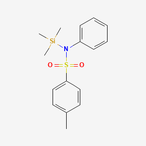 4-Methyl-N-phenyl-N-(trimethylsilyl)benzene-1-sulfonamide