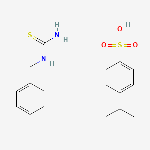 Benzylthiourea;4-propan-2-ylbenzenesulfonic acid