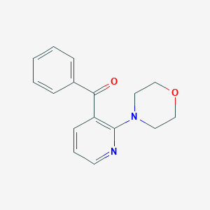 molecular formula C16H16N2O2 B14376026 [2-(Morpholin-4-yl)pyridin-3-yl](phenyl)methanone CAS No. 89596-08-7