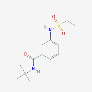 N-tert-Butyl-3-[(propane-2-sulfonyl)amino]benzamide