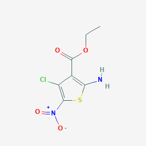 Ethyl 2-amino-4-chloro-5-nitrothiophene-3-carboxylate