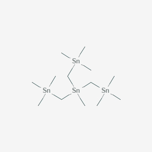 [(Methylstannanetriyl)tris(methylene)]tris(trimethylstannane)