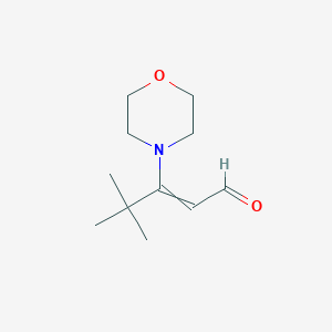 4,4-Dimethyl-3-(morpholin-4-yl)pent-2-enal