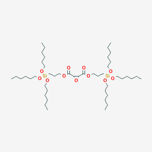 Bis{3-[tris(hexyloxy)silyl]propyl} oxirane-2,3-dicarboxylate