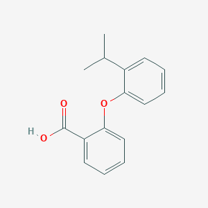 molecular formula C16H16O3 B1437621 2-[2-(Propan-2-yl)phenoxy]benzoic acid CAS No. 1036554-70-7