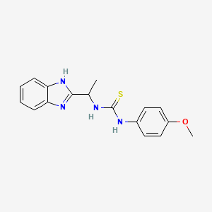 N-[1-(1H-Benzimidazol-2-yl)ethyl]-N'-(4-methoxyphenyl)thiourea