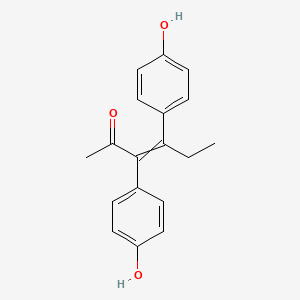 3,4-Bis(4-hydroxyphenyl)hex-3-en-2-one