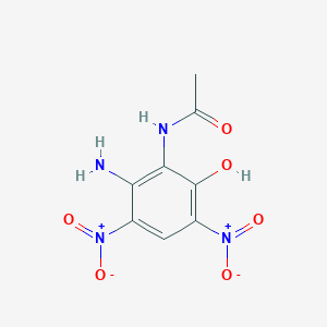 N-(2-Amino-6-hydroxy-3,5-dinitrophenyl)acetamide