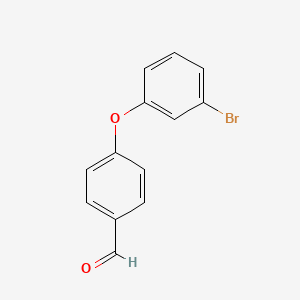 molecular formula C13H9BrO2 B1437625 4-(3-溴苯氧基)苯甲醛 CAS No. 867023-45-8