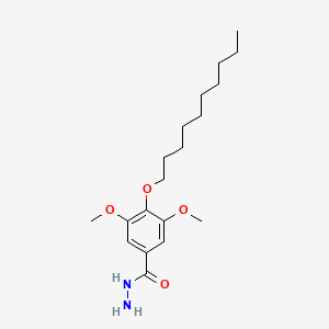 4-(Decyloxy)-3,5-dimethoxybenzohydrazide