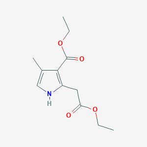 Ethyl 2-(2-ethoxy-2-oxoethyl)-4-methyl-1H-pyrrole-3-carboxylate