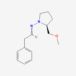 N-[(2S)-2-(Methoxymethyl)pyrrolidin-1-yl]-2-phenylethan-1-imine