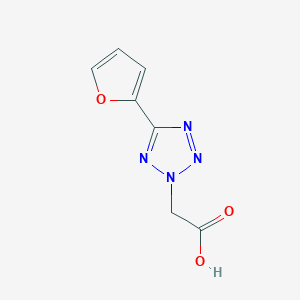B1437648 [5-(2-furyl)-2H-tetrazol-2-yl]acetic acid CAS No. 36855-12-6