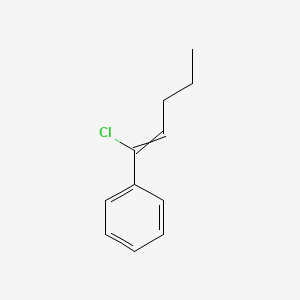 (1-Chloropent-1-en-1-yl)benzene