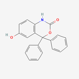 6-Hydroxy-4,4-diphenyl-1,4-dihydro-2H-3,1-benzoxazin-2-one