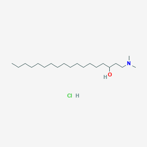 1-(Dimethylamino)octadecan-3-ol;hydrochloride