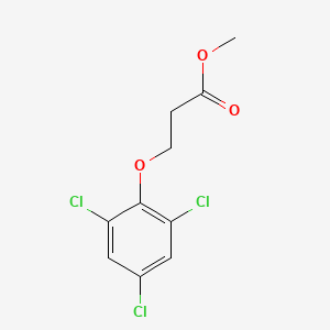 molecular formula C10H9Cl3O3 B1437675 3-(2,4,6-三氯苯氧基)丙酸甲酯 CAS No. 1038975-39-1