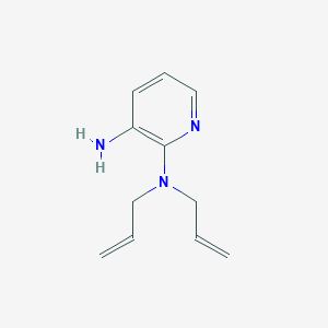 molecular formula C11H15N3 B1437680 N2,N2-Diallyl-2,3-pyridinediamine CAS No. 1082177-19-2