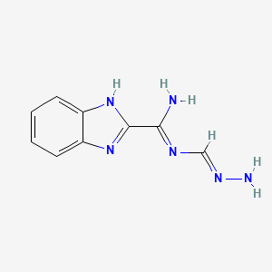 N'-[(E)-hydrazinylidenemethyl]-1H-benzimidazole-2-carboximidamide