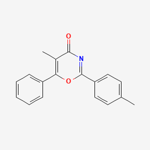 5-Methyl-2-(4-methylphenyl)-6-phenyl-4H-1,3-oxazin-4-one