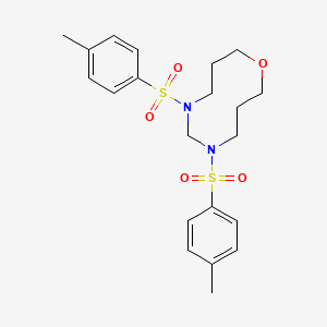 5,7-Bis(4-methylbenzene-1-sulfonyl)-1,5,7-oxadiazecane