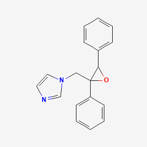 1-[(2,3-Diphenyloxiran-2-yl)methyl]-1H-imidazole