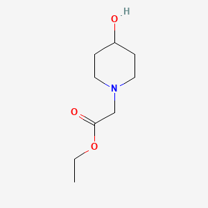 molecular formula C9H17NO3 B1437691 Ethyl 2-(4-hydroxypiperidin-1-yl)acetate CAS No. 156380-44-8