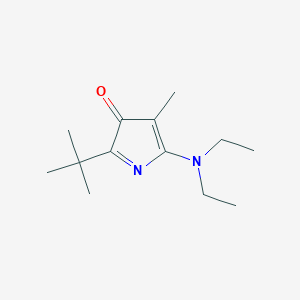 2-tert-Butyl-5-(diethylamino)-4-methyl-3H-pyrrol-3-one