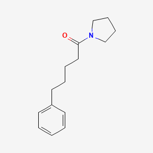 Pyrrolidine, 1-(1-oxo-5-phenylpentyl)-