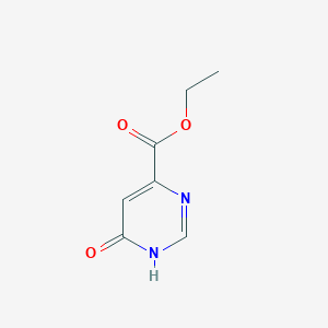 molecular formula C7H8N2O3 B1437708 6-氧代-3,6-二氢嘧啶-4-羧酸乙酯 CAS No. 223788-14-5