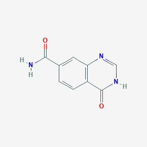 molecular formula C9H7N3O2 B1437713 4-Oxo-3,4-dihydroquinazoline-7-carboxamide CAS No. 954803-07-7
