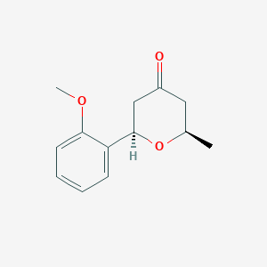 (2R,6R)-2-(2-methoxyphenyl)-6-methyloxan-4-one