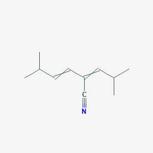 5-Methyl-2-(2-methylpropylidene)hex-3-enenitrile