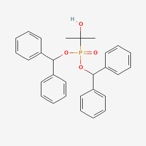 Bis(diphenylmethyl) (2-hydroxypropan-2-yl)phosphonate