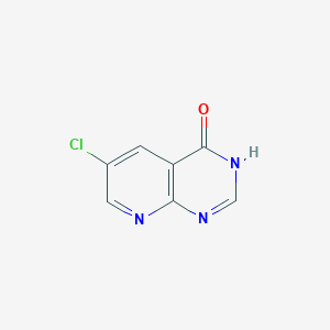 molecular formula C7H4ClN3O B1437718 6-Chloro-3H-pyrido[2,3-d]pyrimidin-4-one CAS No. 746671-60-3