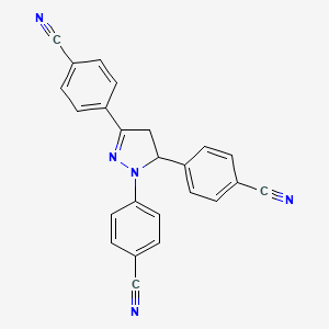 4,4',4''-(4,5-Dihydro-1H-pyrazole-1,3,5-triyl)tribenzonitrile