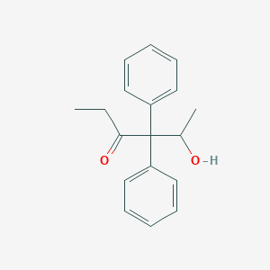 5-Hydroxy-4,4-diphenylhexan-3-one